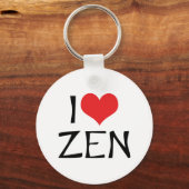 I Liebe Zen Schlüsselanhänger (Vorderseite)