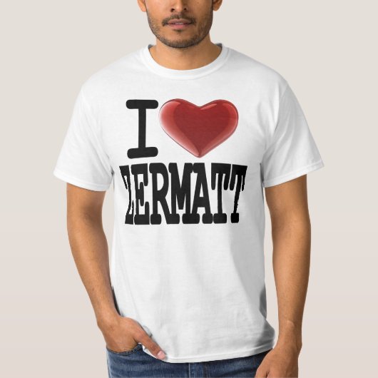 I Liebe ZERMATT T-Shirt (Vorderseite)