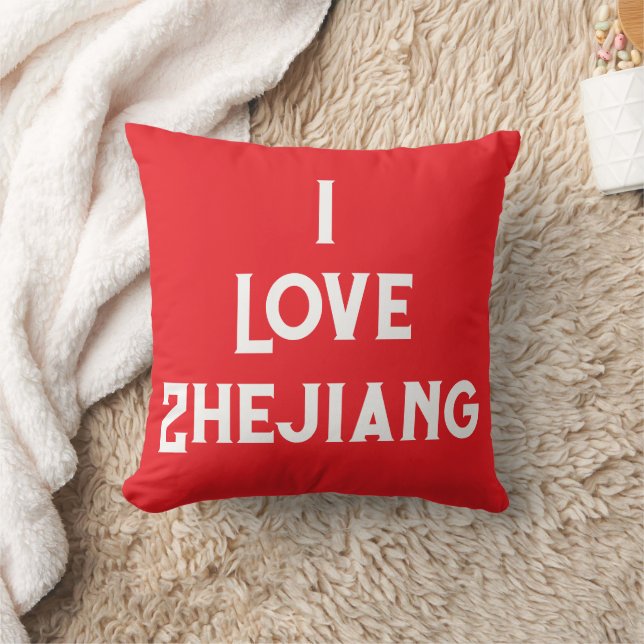 I Liebe Zhejiang Kissen (Decke)