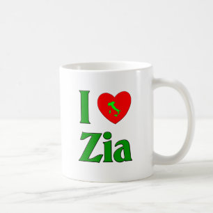 I Liebe Zia (italienische Tante) Kaffeetasse