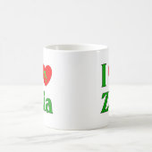 I Liebe Zia Kaffeetasse (Mittel)