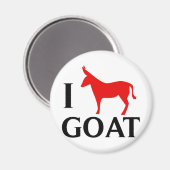 I Liebe Ziege Magnet (Vorderseite/Rückseite)