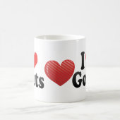 I Liebe-Ziegen Kaffeetasse (Mittel)