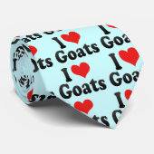 I Liebe-Ziegen Krawatte (Gerollt)