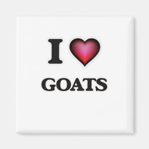 I Liebe Ziegen Magnet