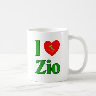 I Liebe Zio (italienischer Onkel) Kaffeetasse