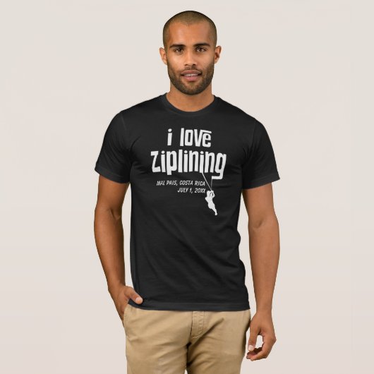 I Liebe Zipling individuell anpassbar T-Shirt (Vorne ganz)