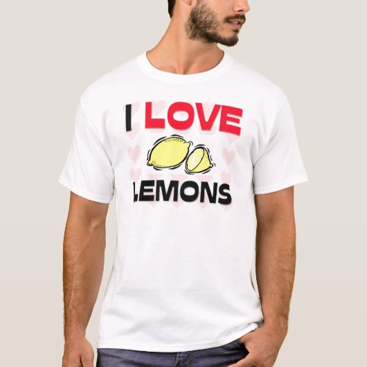I Liebe-Zitronen T-Shirt (Vorderseite)