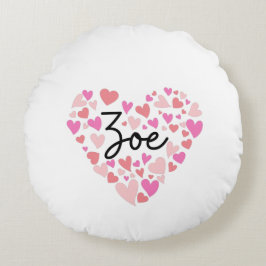 I Liebe Zoe Rundes Kissen
