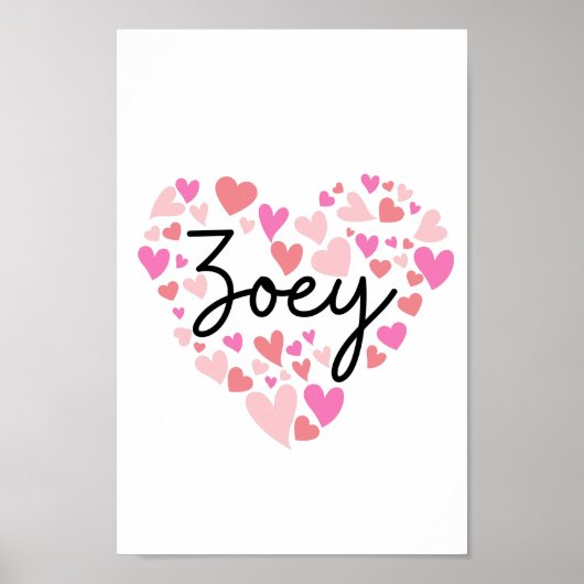 I Liebe Zoey Poster (Vorne)