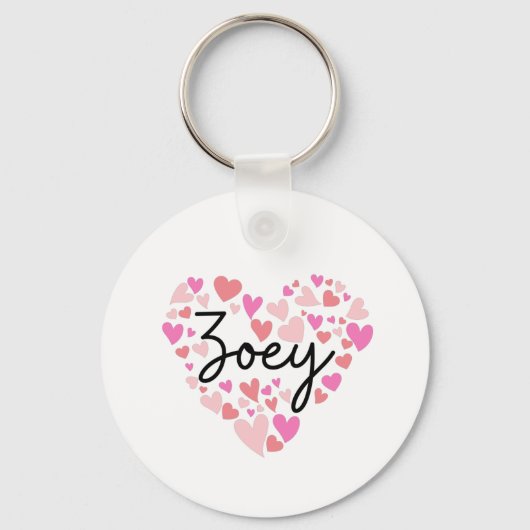 I Liebe Zoey Schlüsselanhänger (Vorderseite)