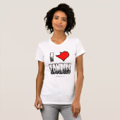 I Liebe-Zombie-Damen-grundlegender T - Shirt (Vorne ganz)