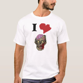 I LIEBE-ZOMBIE-GRAFIK-T-SHIRT T-Shirt