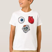 I Liebe-Zombie-KinderT - Shirt (Vorderseite)