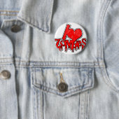 I Liebe Zombies Button (Beispiel)