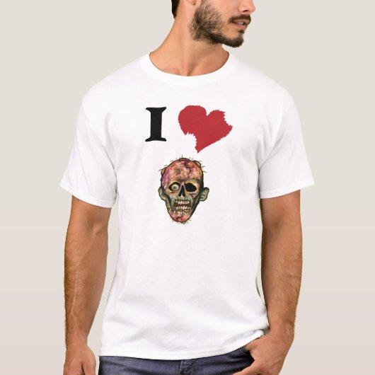 I LIEBE-ZOMBIES Grafik-T-Shirt T-Shirt (Vorderseite)
