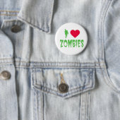 I LIEBE-ZOMBIES Knopf Button (Beispiel)