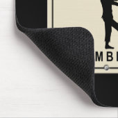 I Liebe-Zombies Mousepad (Ecke)