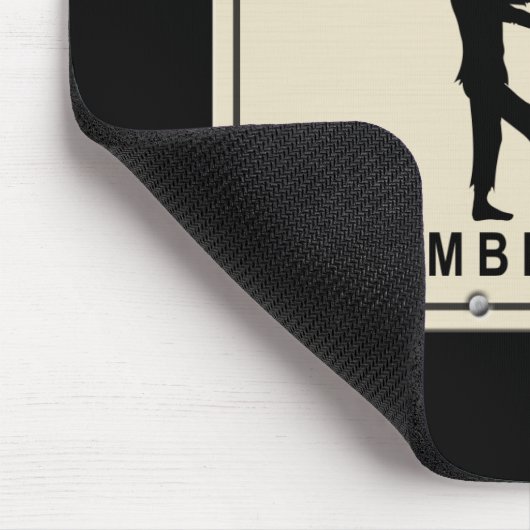 I Liebe-Zombies Mousepad (Ecke)