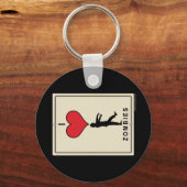 I Liebe Zombies Schlüsselanhänger (Vorderseite)