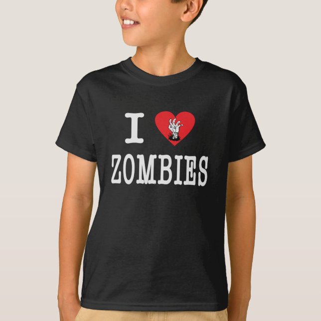 I Liebe-Zombies T-Shirt (Vorderseite)