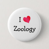 I Liebe Zoology Button (Vorderseite)