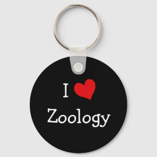 I Liebe Zoology Schlüsselanhänger