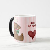 I LIEBE ZU BACKEN! Tasse (Vorderseite Links)