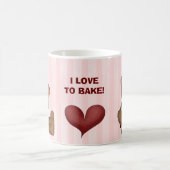I LIEBE ZU BACKEN! Tasse (Mittel)