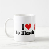 I Liebe zu bleichen Kaffeetasse (Links)