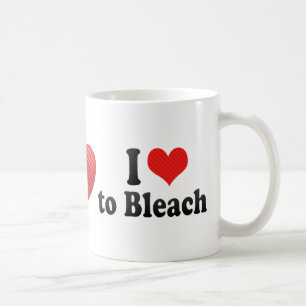 I Liebe zu bleichen Kaffeetasse