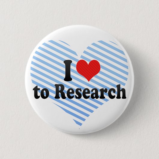 I Liebe zu erforschen Button (Vorderseite)