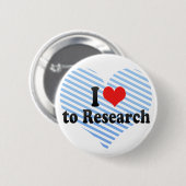 I Liebe zu erforschen Button (Vorne & Hinten)