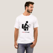 I Liebe zu lesen T-Shirt (Vorne ganz)
