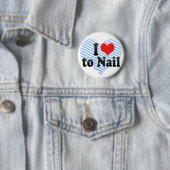 I Liebe zu nageln Button (Beispiel)