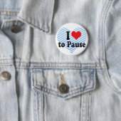 I Liebe zu pausieren Button (Beispiel)