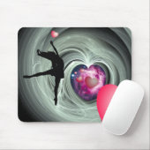I Liebe zu tanzen! Mousepad (Mit Mouse)
