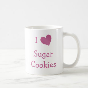 I Liebe Zucker-Cookies Kaffeetasse