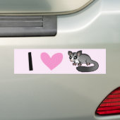 I Liebe-Zuckersegelflugzeuge Autoaufkleber (Auf Auto)