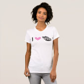 I Liebe-Zuckersegelflugzeuge T-Shirt (Vorne ganz)