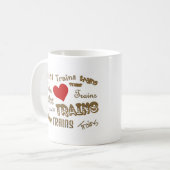 I Liebe-Züge Kaffeetasse (Vorderseite Links)
