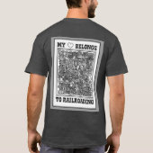 I Liebe Züge T - Shirt (Rückseite)