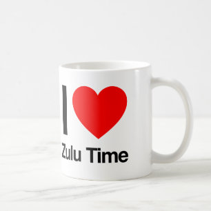 i Liebe zulu time Kaffeetasse