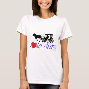 I Liebe zum Fahren T-Shirt