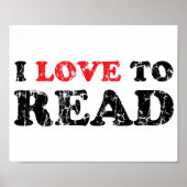 I Liebe zum Lesen erschüttert Poster (Vorne)