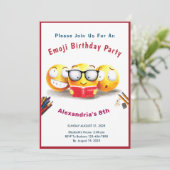 I Liebe zum Lesen von Büchern Einladung (Stehend Vorderseite)