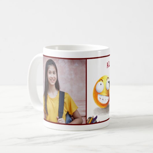 I Liebe zum Lesen von Büchern Kaffeetasse (Vorderseite Links)