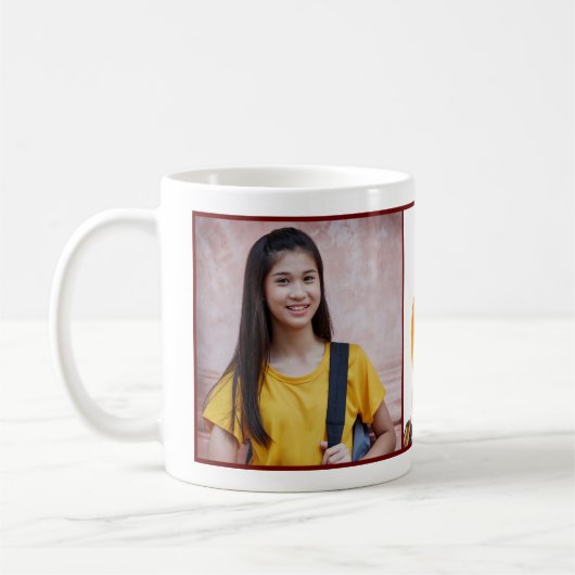 I Liebe zum Lesen von Büchern Kaffeetasse (Links)