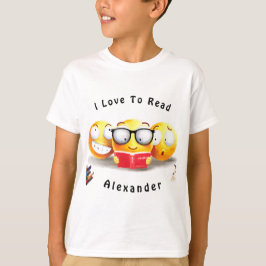 I Liebe zum Lesen von Büchern T-Shirt