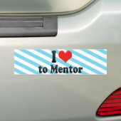 I Liebe zum Mentor Autoaufkleber (Auf Auto)